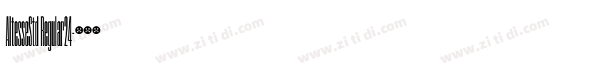AltesseStd Regular24字体转换